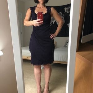 Scarlett Purple Lace Midi Dress